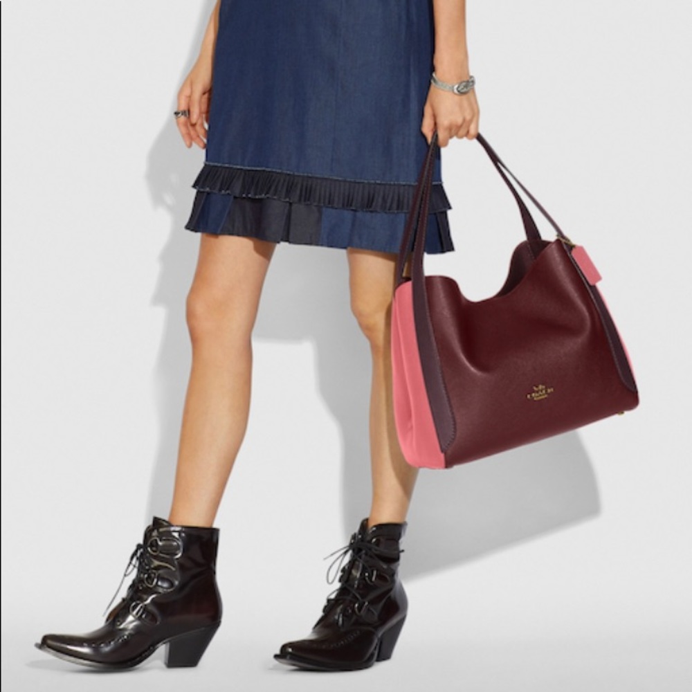 COACH HADLEY HOBO HANDBAG IN COLORBLOCK